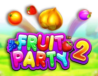Fruit Party 2 online game logo by Pragmatic Play on raketticasinos-fi.com